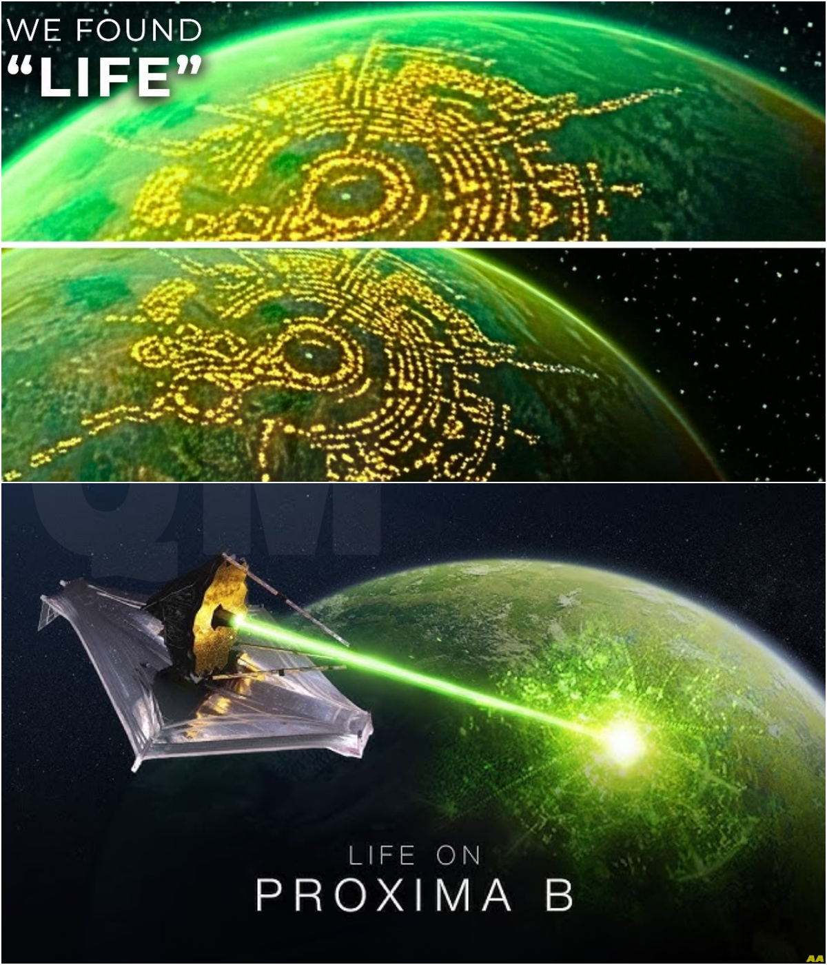 James Webb Telescope Detected Artificial Lights on Proxima b— Alien Civilization?