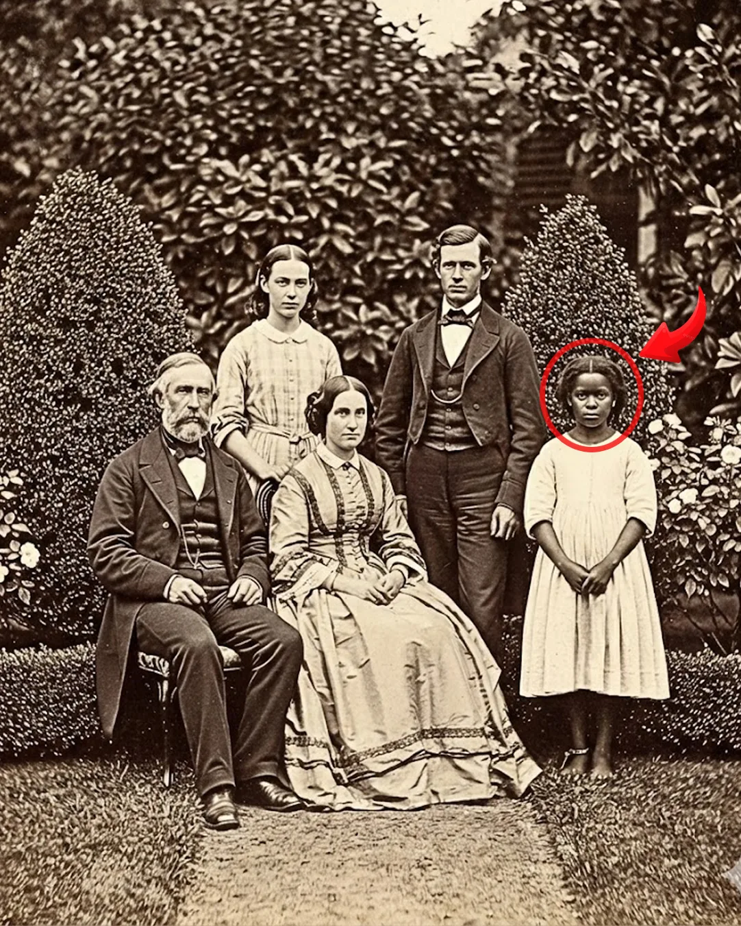 This photo looks innocent, but experts found a dark detail in this child that no one had seen before