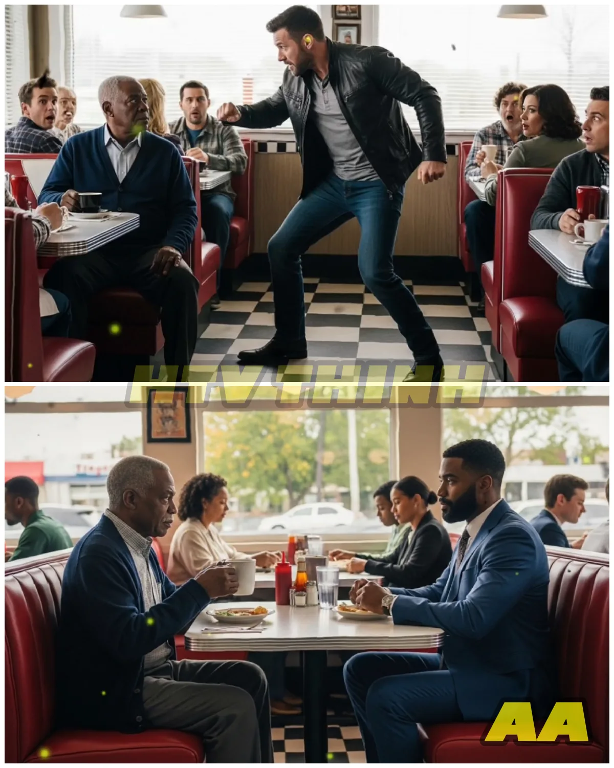 🧓🏻☕⚡ “A Bully Humiliated a Quiet Veteran in Public — But the Old Man’s Silence Hid a Truth No One Expected” 🇺🇸🔥