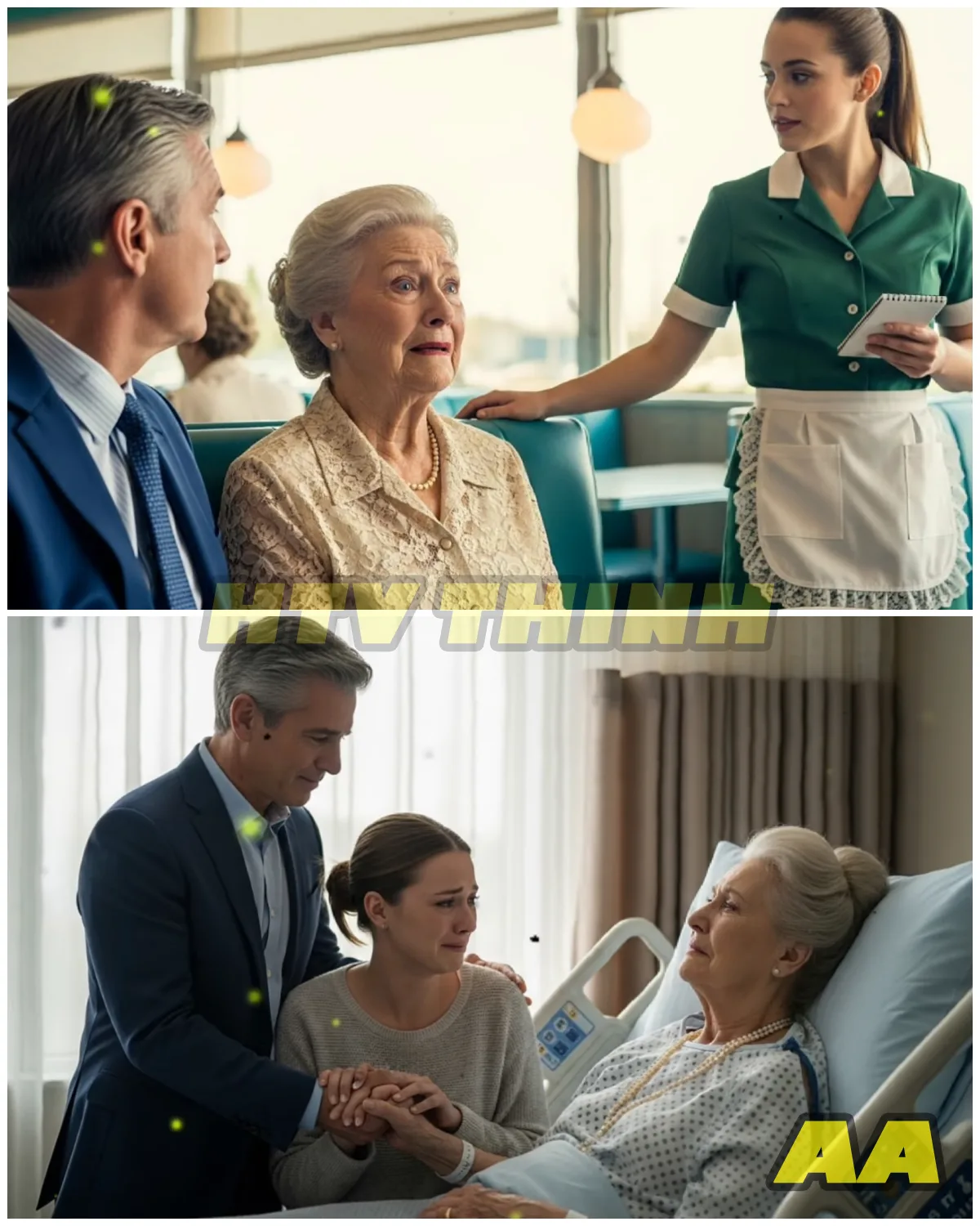 🧓🏻💔🌤️ “She Saw the Waitress’s Face and Collapsed — ‘I Buried My Granddaughter Years Ago,’ the Grandma Cried” 😢✨