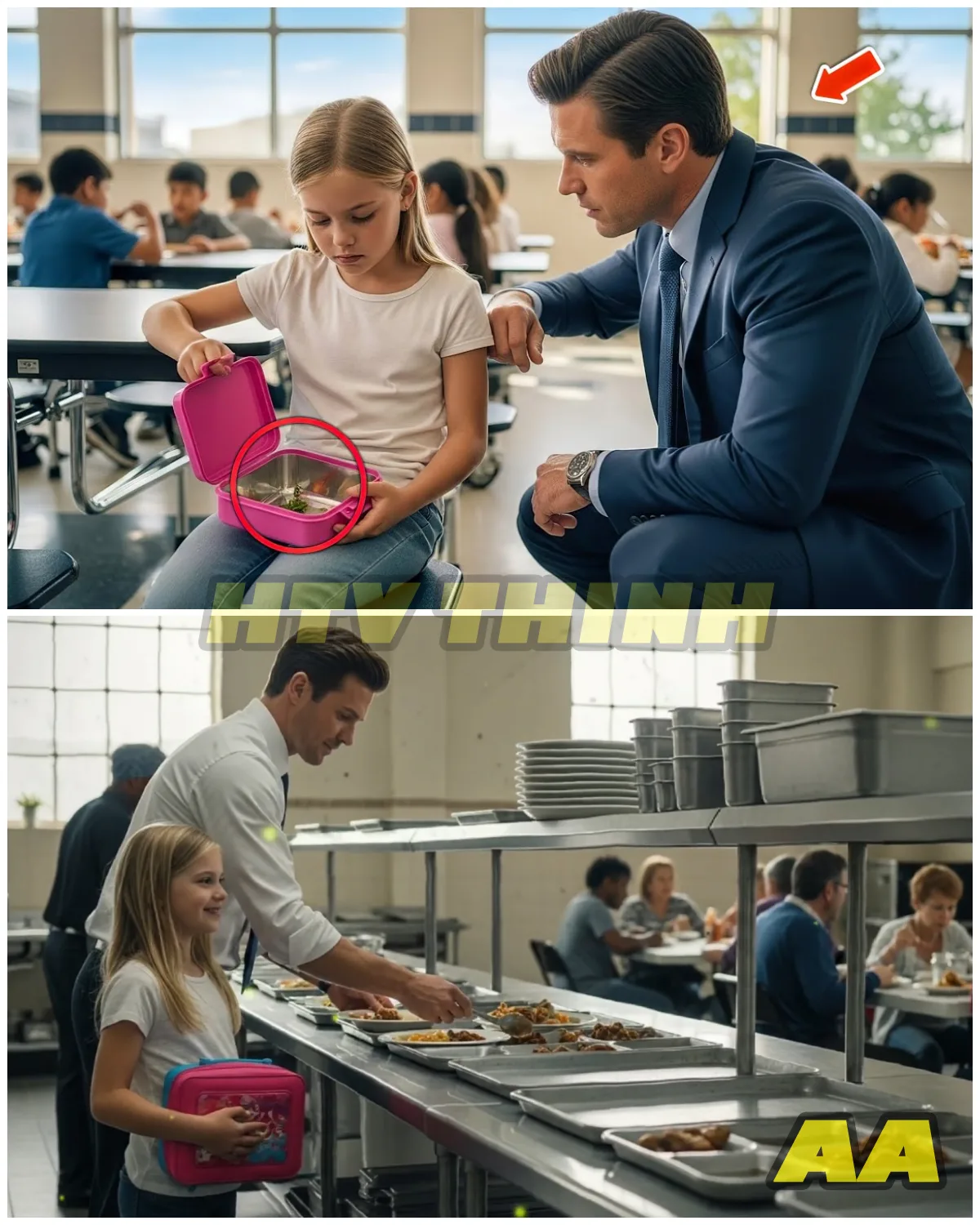 👨💼💔🎒 “He Built Empires Without Flinching — But One Empty Lunchbox Made a Billionaire Cry” 😢✨