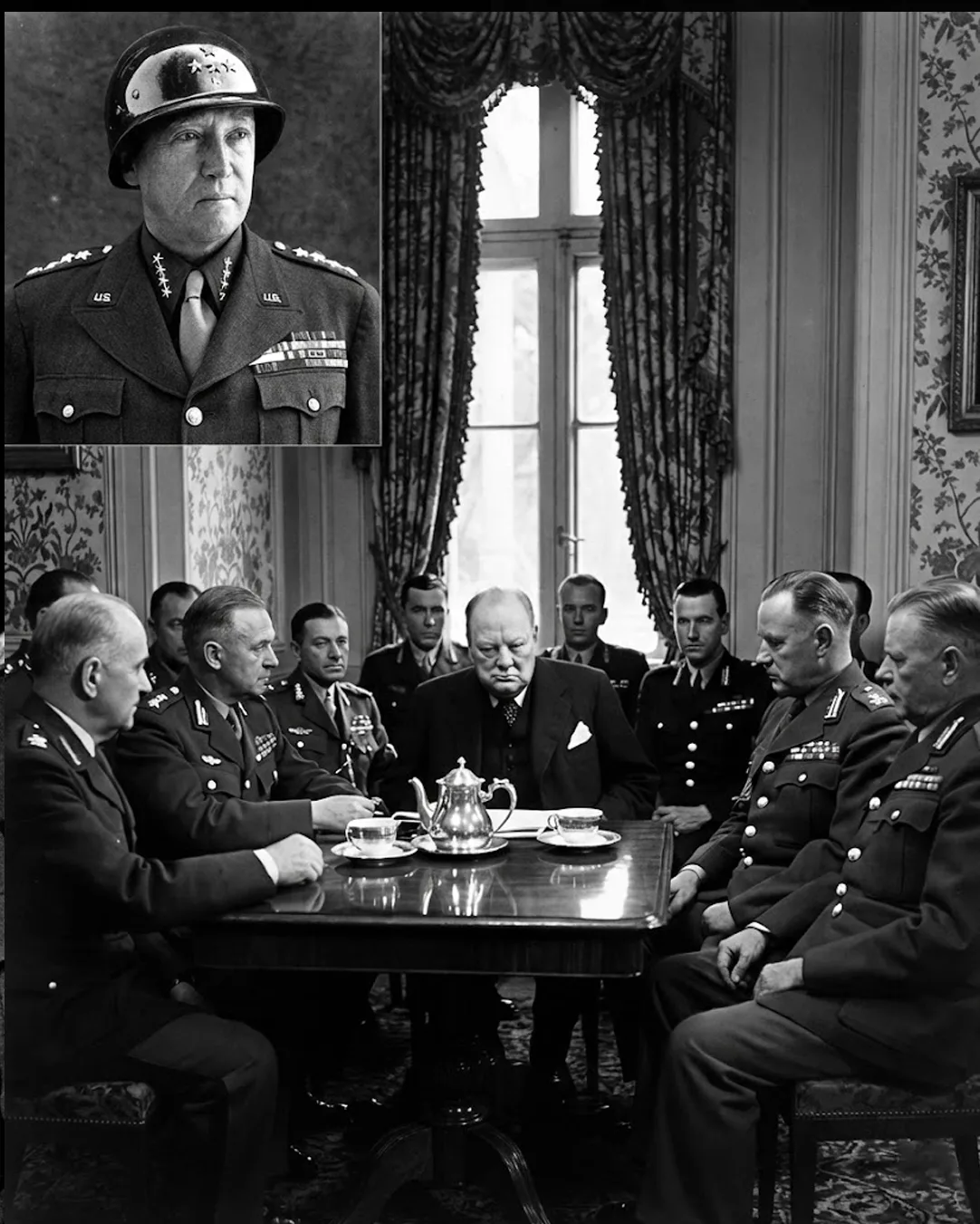 What Churchill did when he learned what Patton’s soldiers did to SS guards when they found Dachau