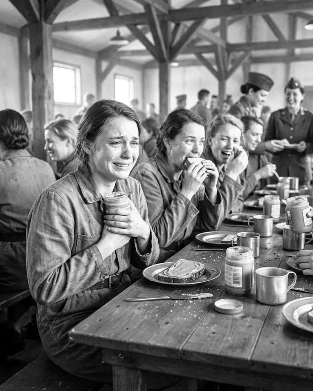 “Eat This Brown Paste” – German Women POWs Shocked That Americans Ate Peanut Butter Every Day