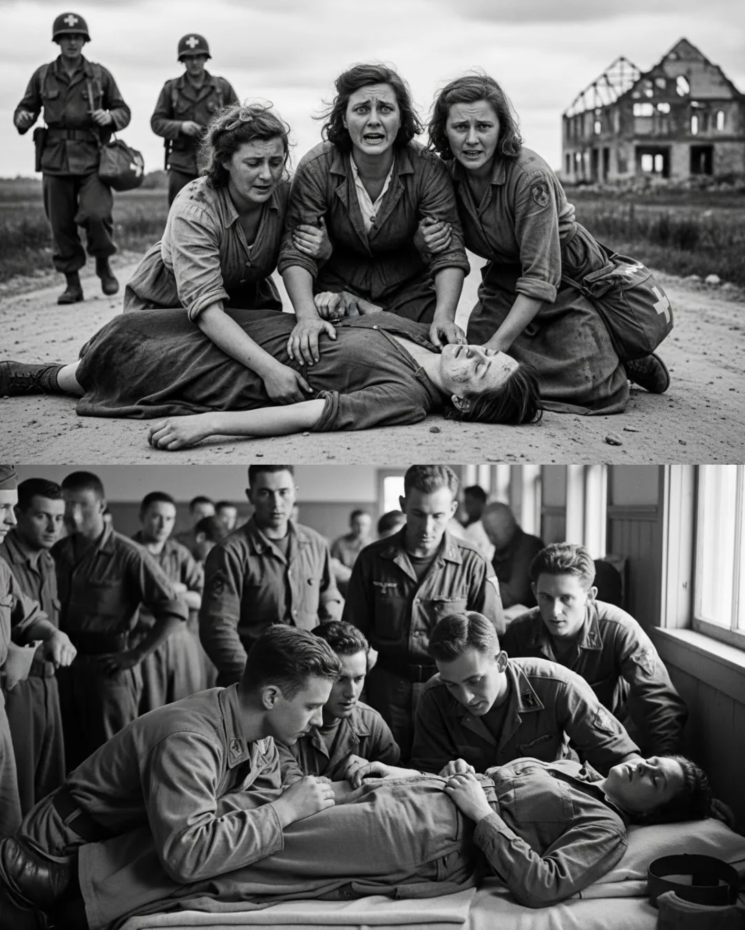 “Don’t Touch Her, She’s Dying!” — German POW Women Shielded Their Friend Until the U.S.