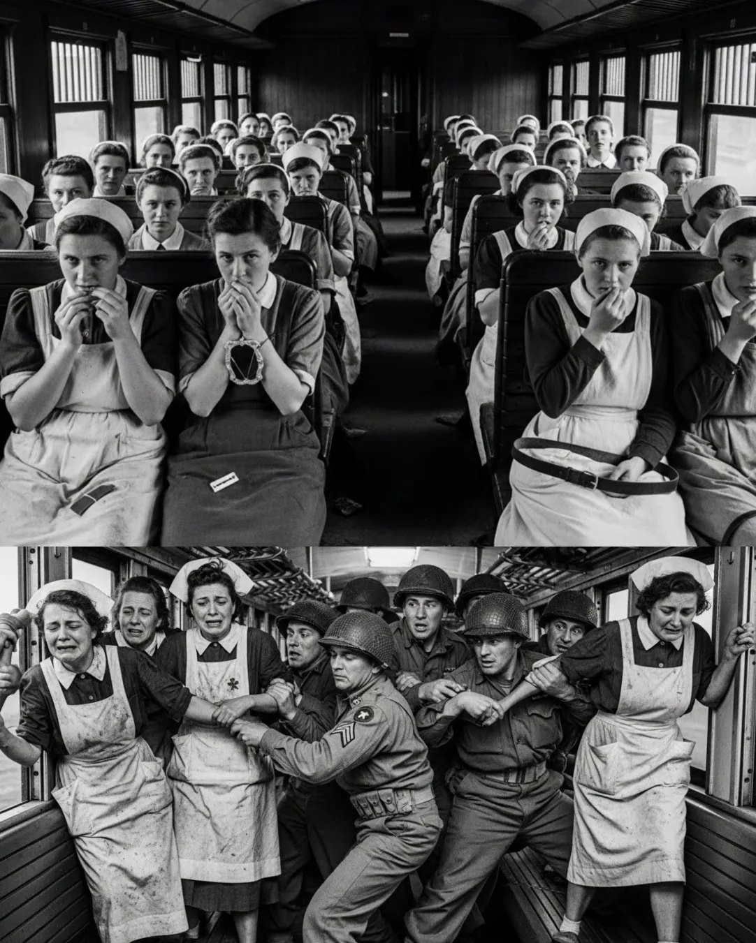 ‘We’ll Jump Off the Train’ — German Nurse POWs Threatened Suicide, One American’s Words STOPPED Them