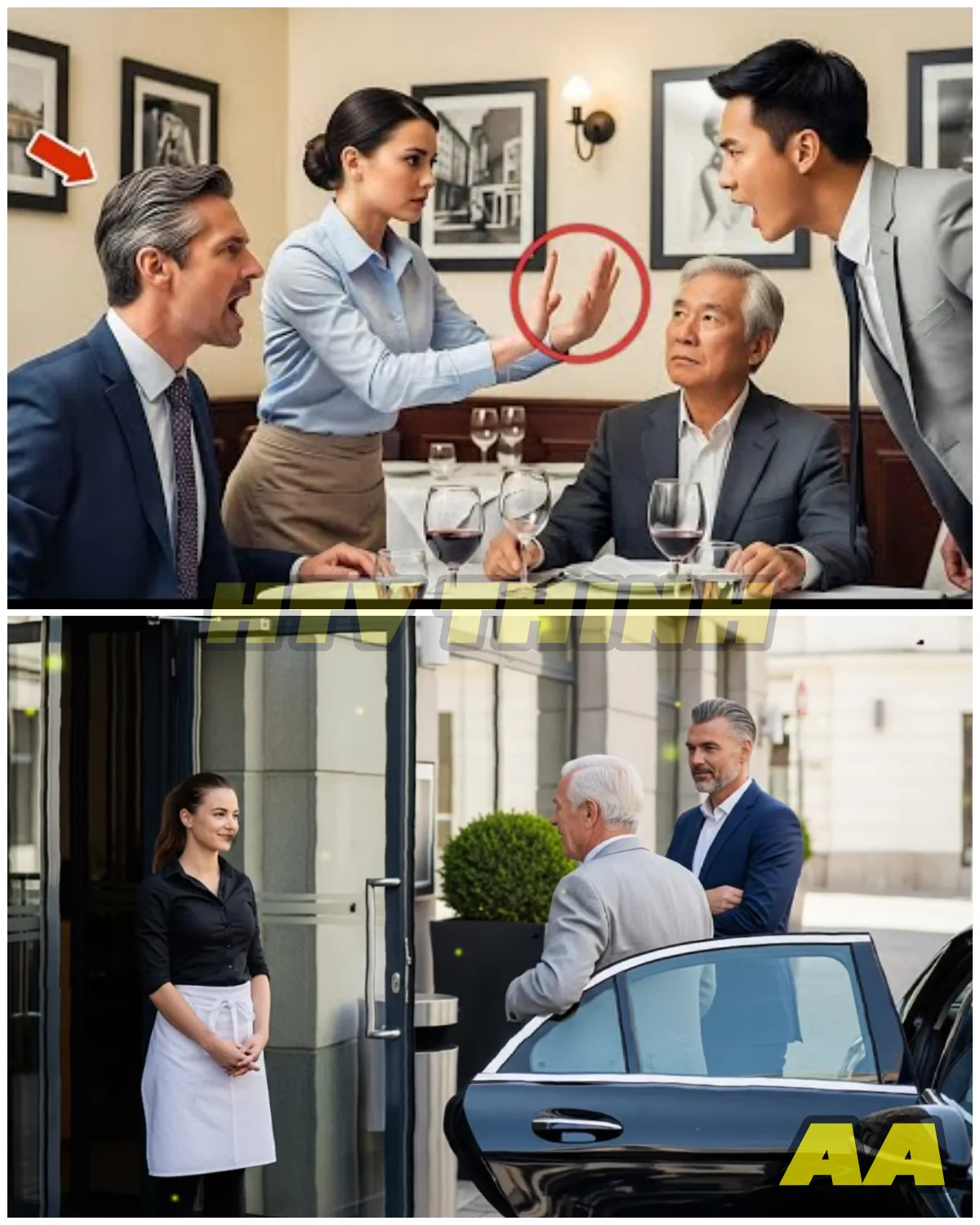 ⚡️💬 Billionaire’s Tempest Meets Unexpected Calm: Waitress’s Quiet Skill Stops a Storm 💥🫣