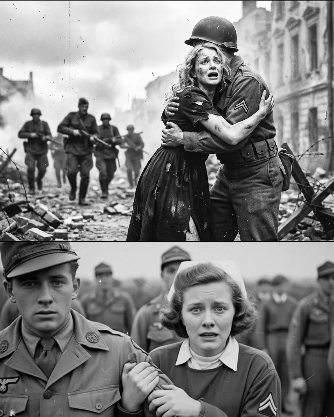 “Don’t Let Them Catch Me!” — US Soldier Risks All to Save German Woman POW from Soviets