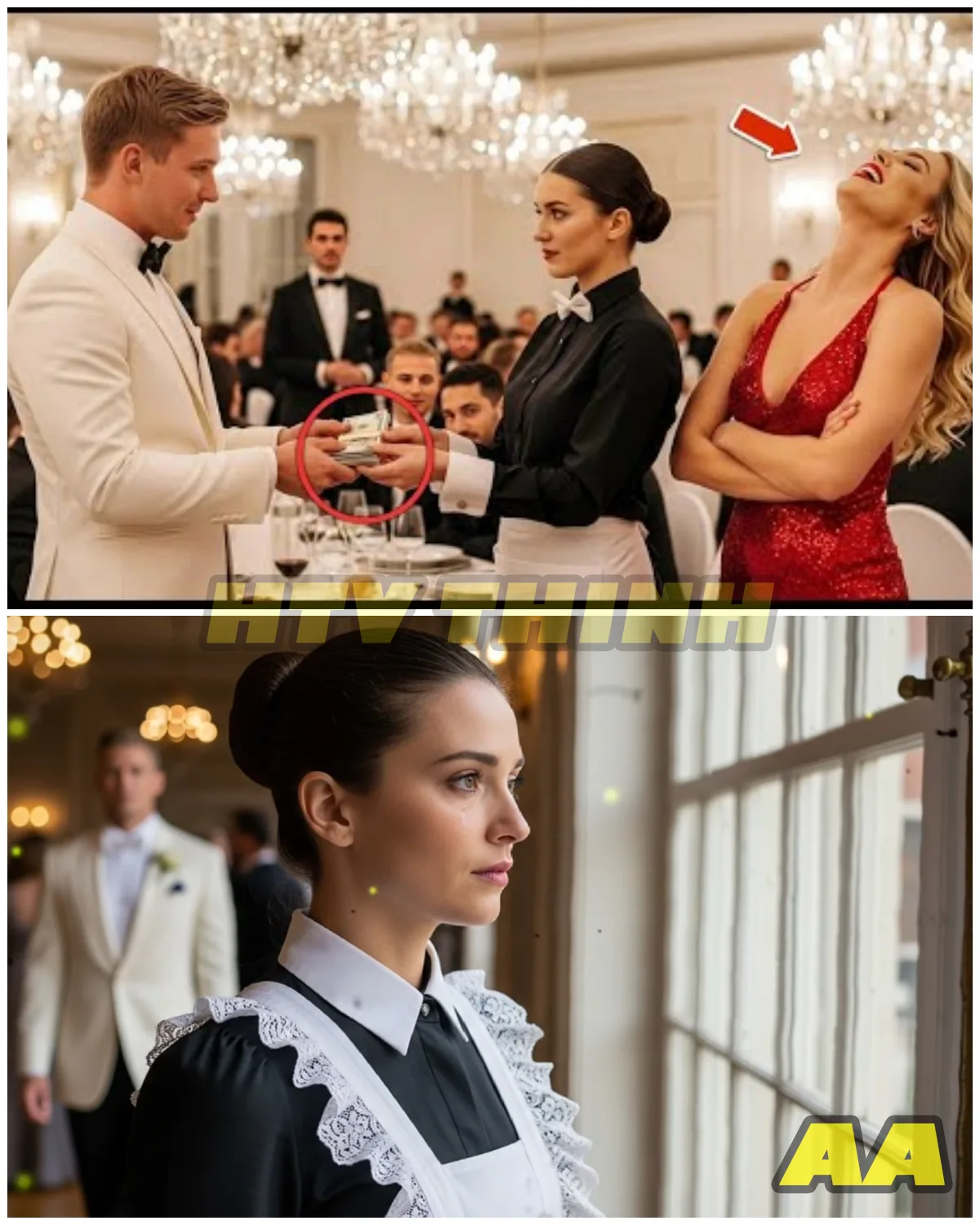 💡🌟 The Billionaire’s Arrogance Backfires: Waitress Shuts Down the Room with a Dance of Pure Passion 💥✨