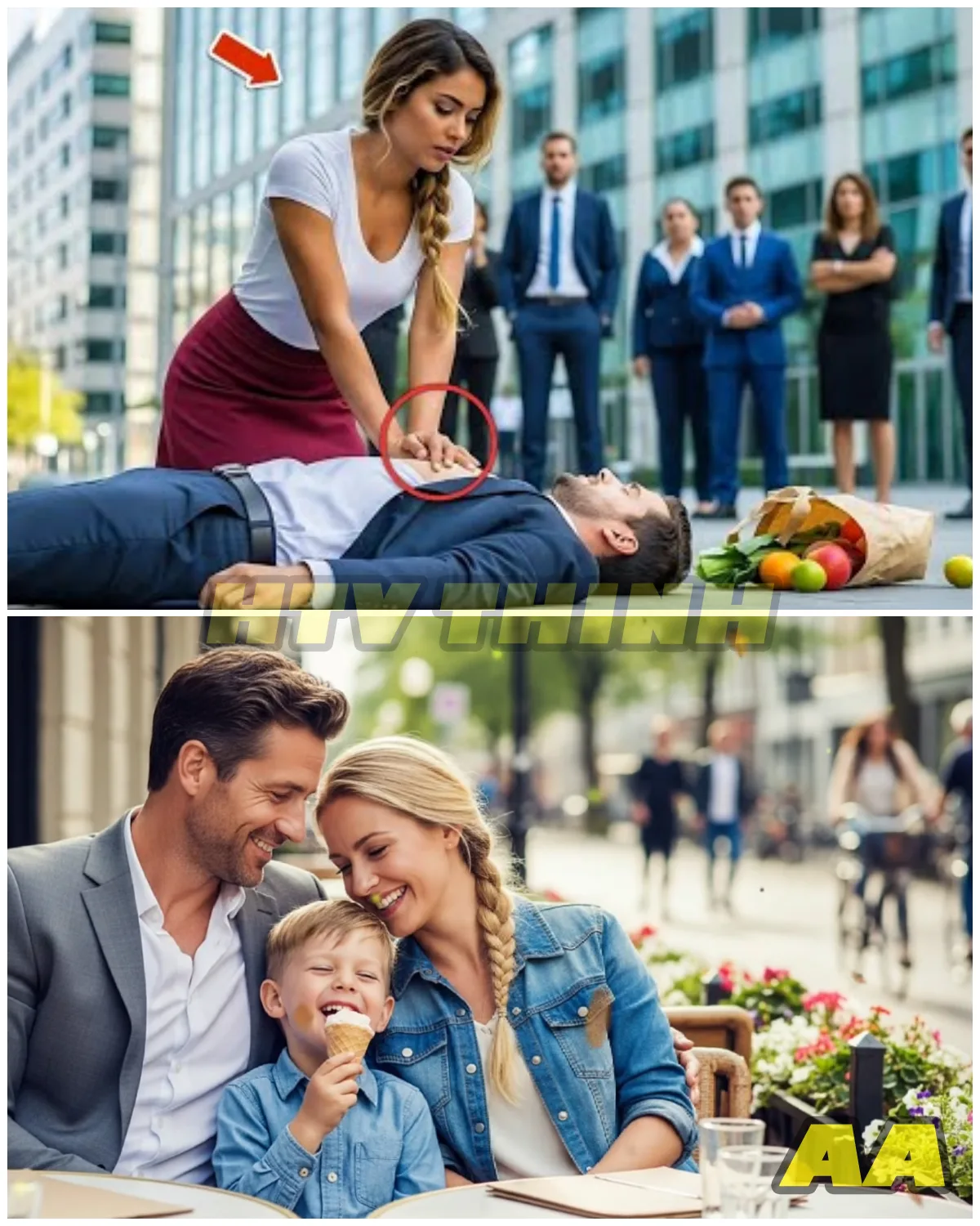 💥💔 Poor Single Mom Saves Stranger From Heart Attack – You Won’t Believe Who He Is! 😱👨‍👩‍👧