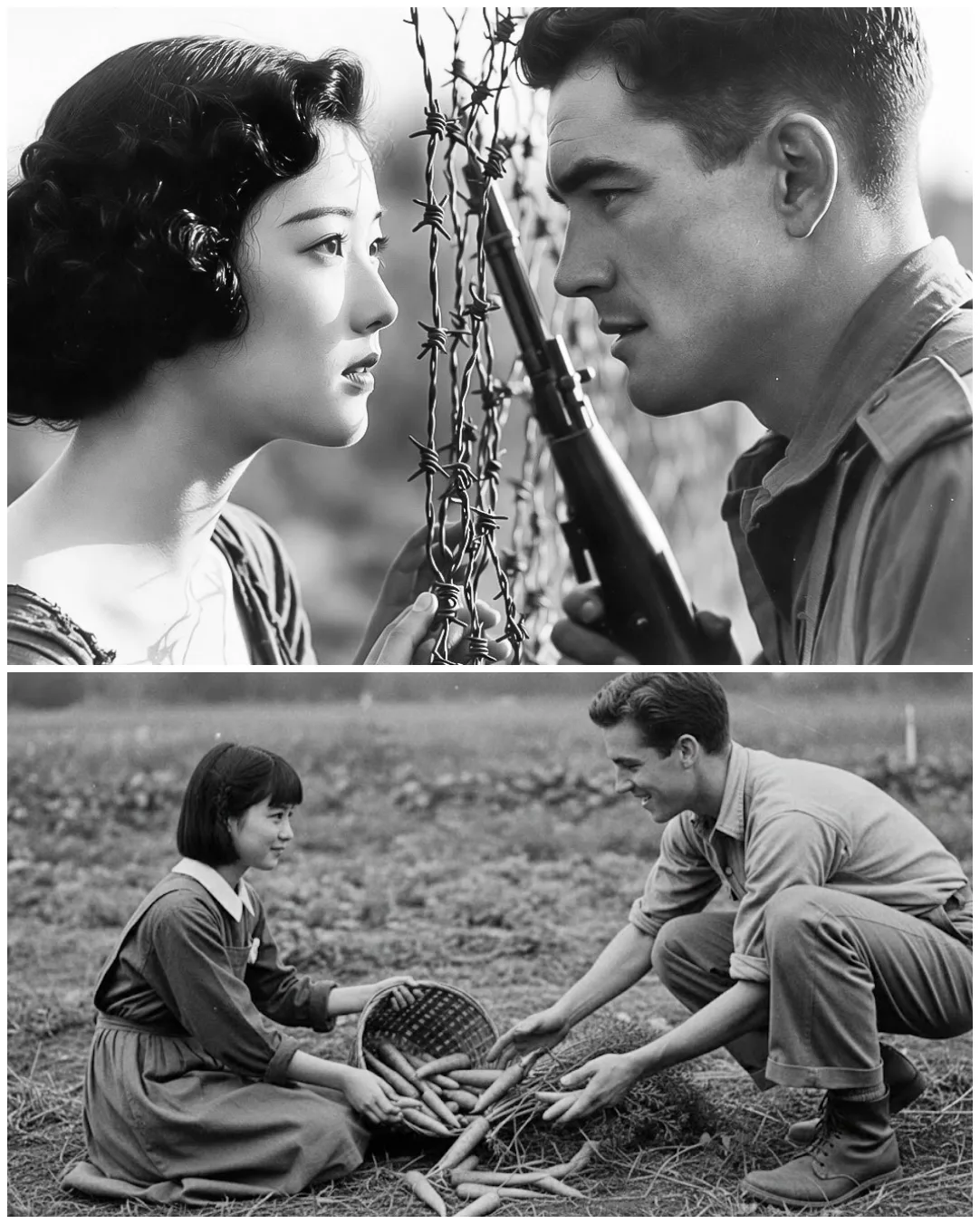 (1945) A Japanese Woman POW Fell in Love with the American Soldier Guarding Her Camp
