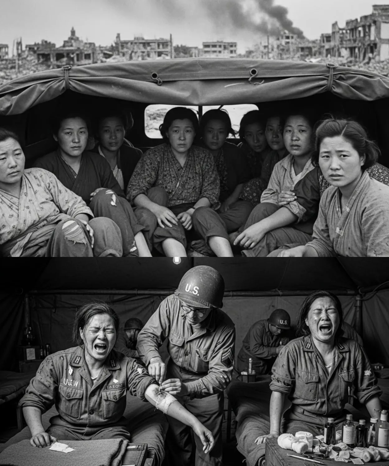 “This Will Hurt” — Japanese Women POWs Started Shaking, U.S.