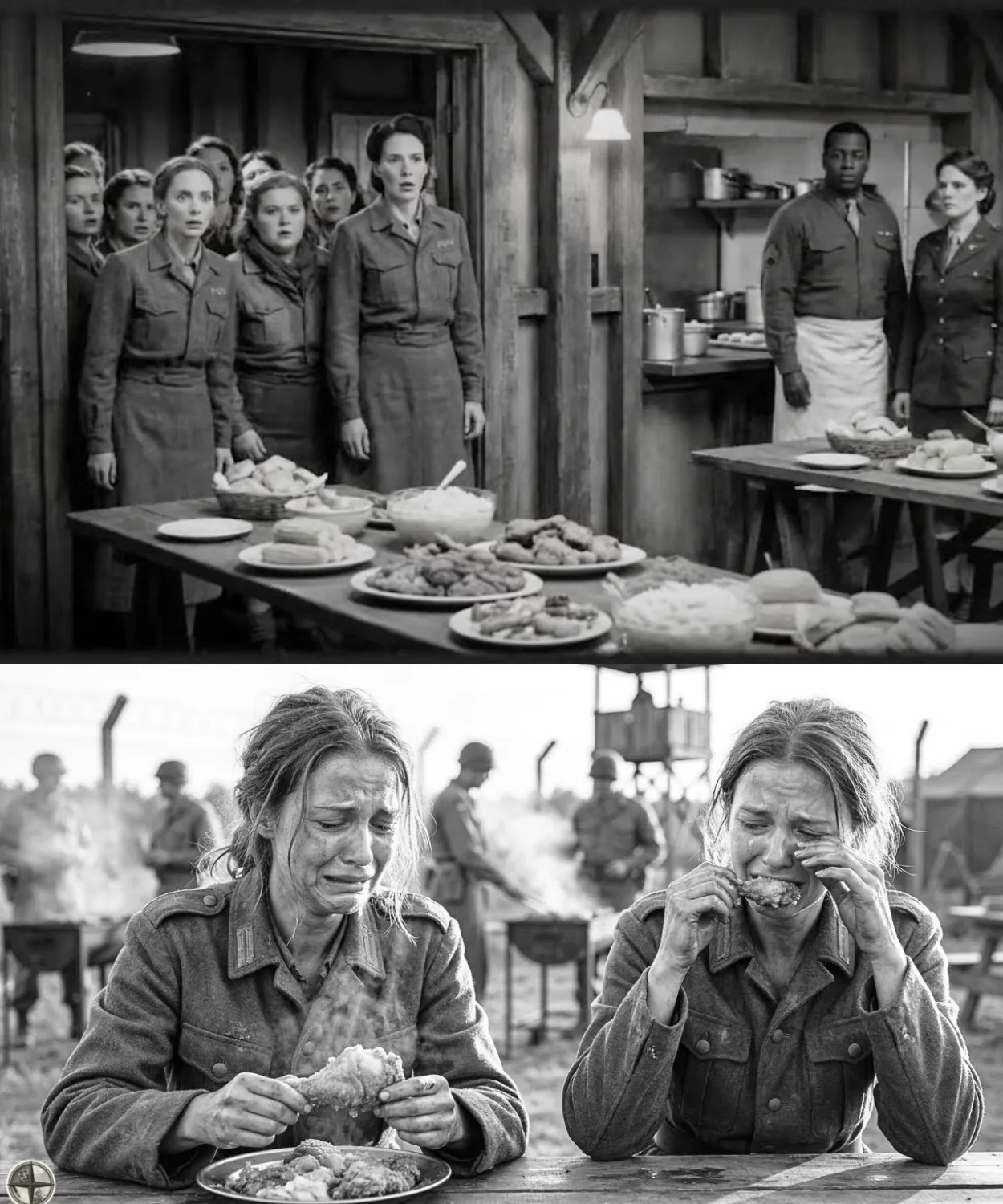 “We Couldn’t Stop Eating” – German Women POWs Burst Into Tears Over First American Fried Chicken