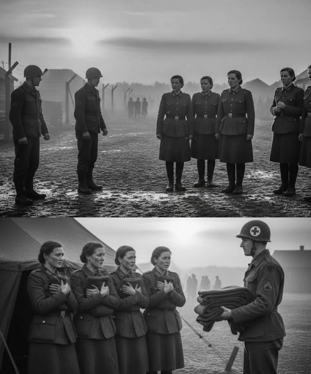 We.Can’t Remove Our Uniforms What the American Guards Did Next Left the German Women POWs Speechless