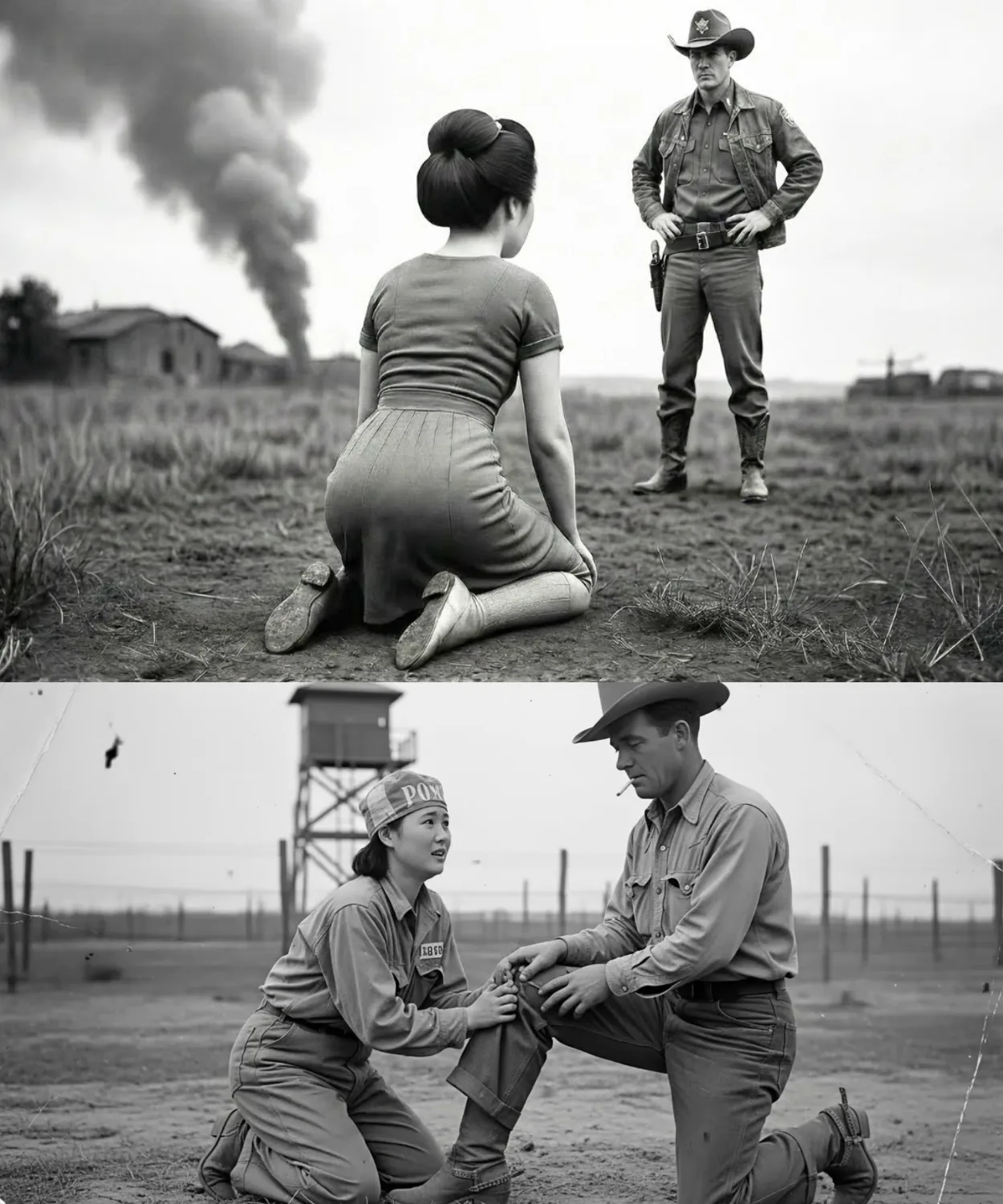 “I’ll Be Your Slave,” Said Surrendered Japanese POW to U.S.Cowboy