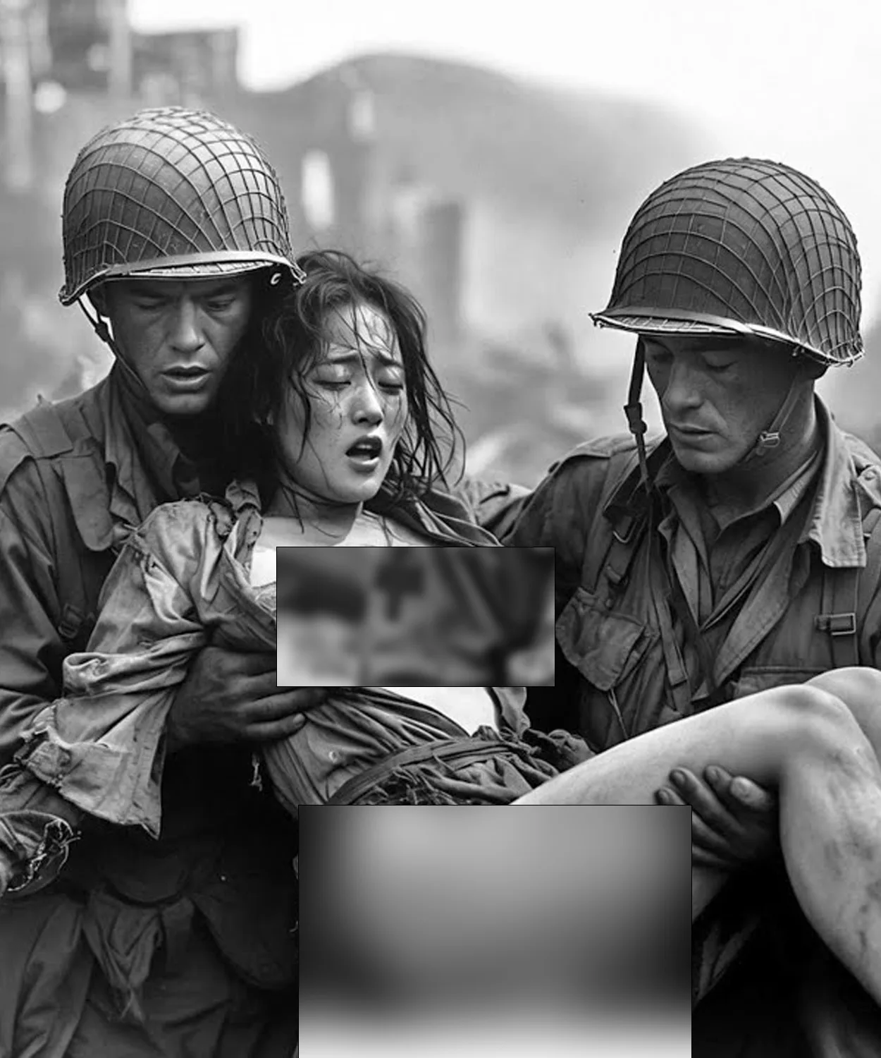 “Leave Me” — Japanese Women POWs Were Stunned When American Medics Lifted Them to Safety