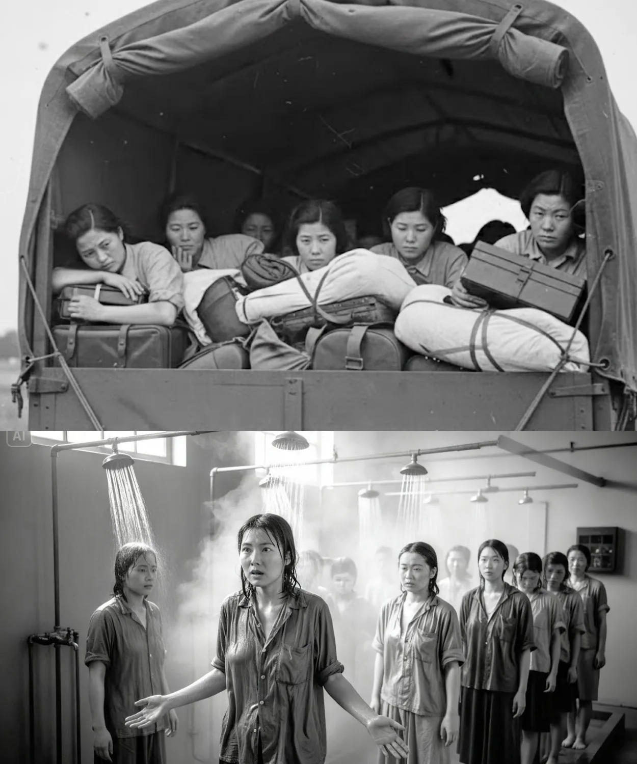 Japanese Women POWs Stunned Officers Describing U.S.Hot Water and Soap Allowances