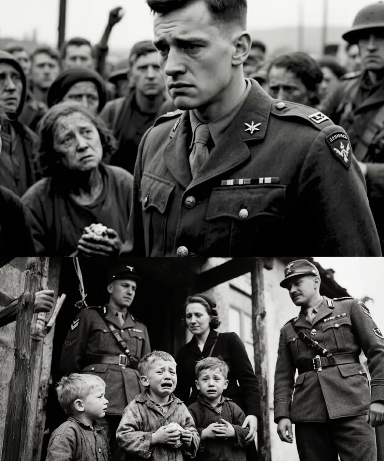 German Families Broke Down When U.S.Soldiers Saved Their Children from Starvation