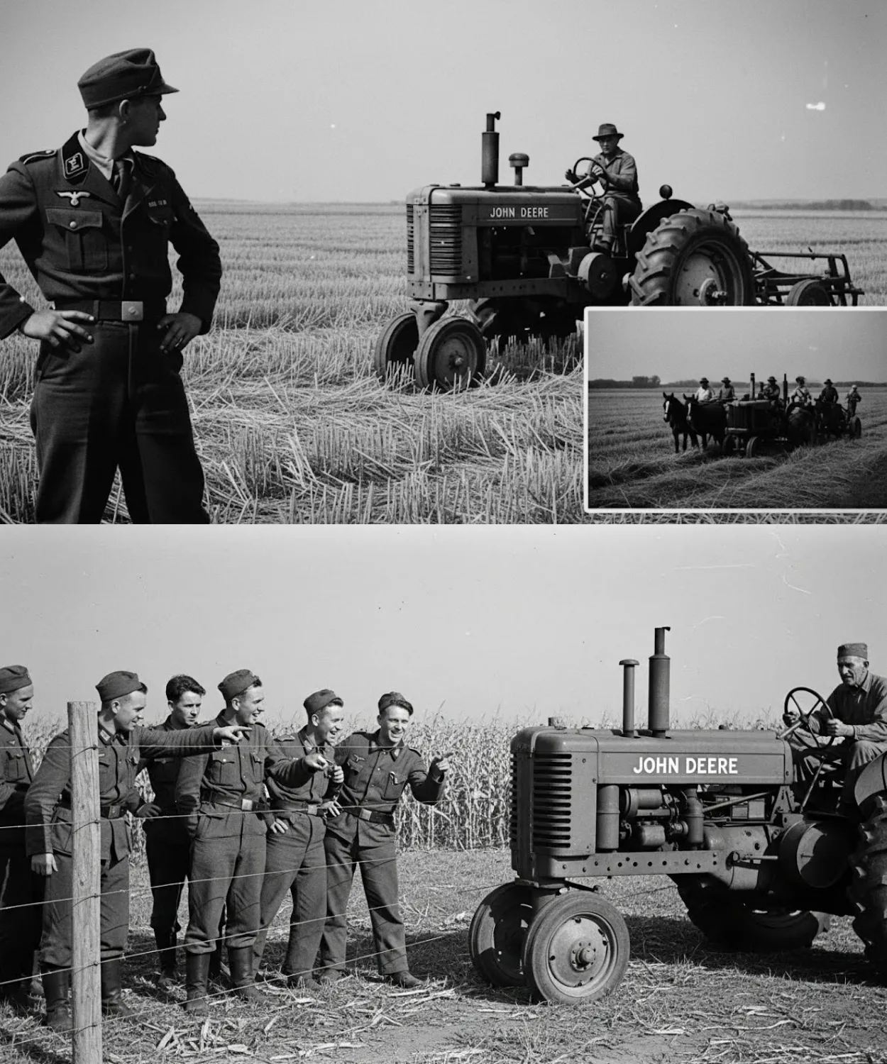German POWs Laughed at Slow U.S.Tractors — Until They Saw Them Feed Entire Cities