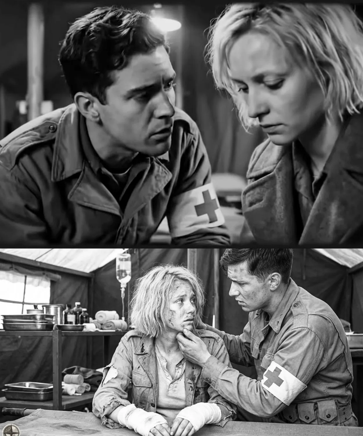 “My Skin Hurt” — German Woman POW Shocked as U.S.Army Medics Save Her From Losing Both Hands