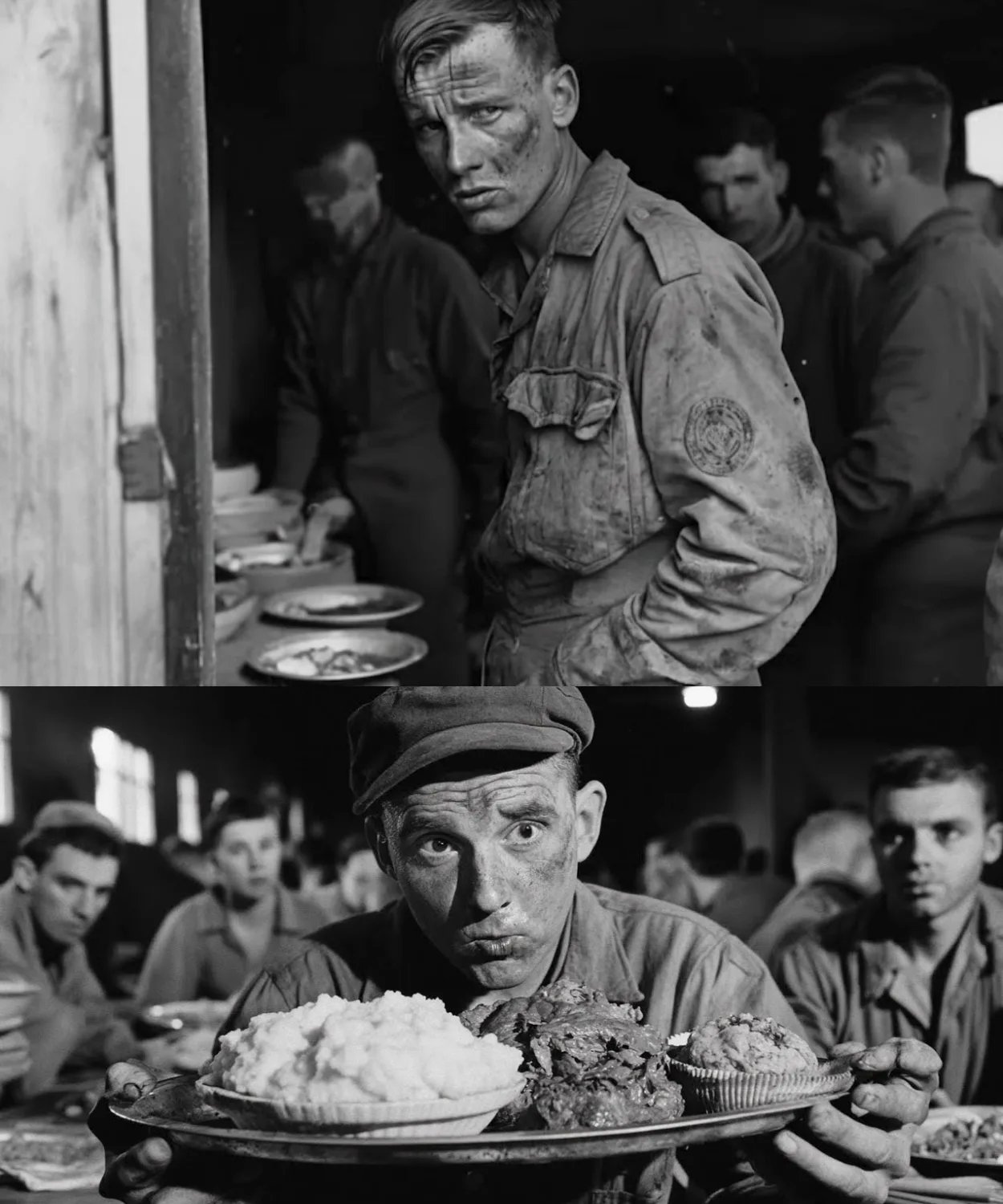 “Are We Supposed to Share This for a Week?” — German POW Shocked by American Food Portions