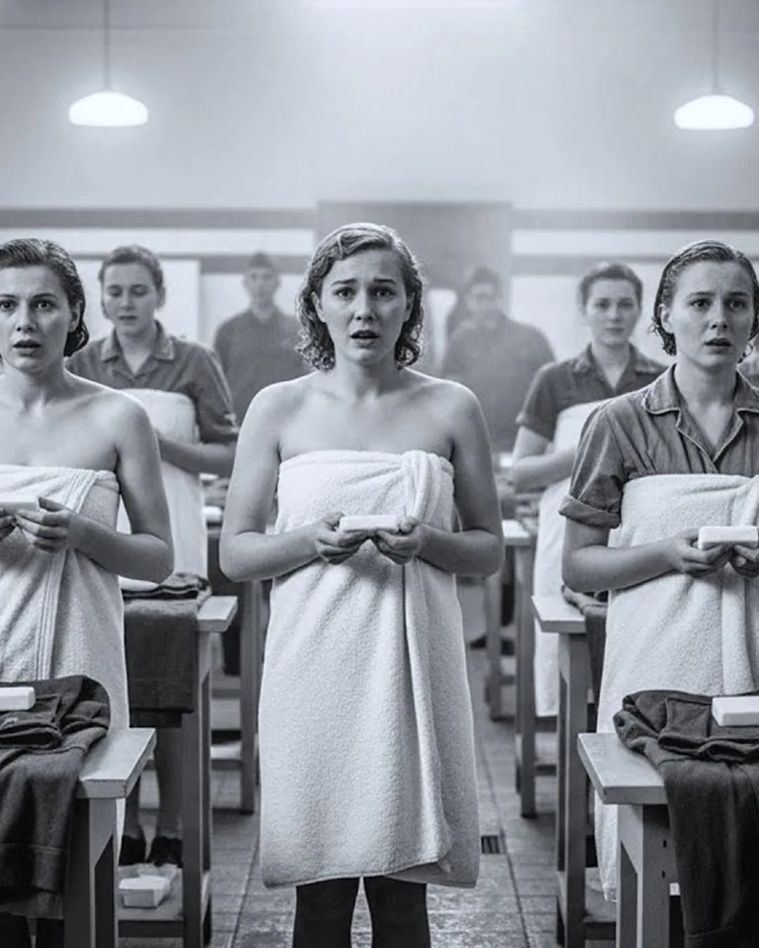 German Women POWs were Surprised When They Showered With Soap in America