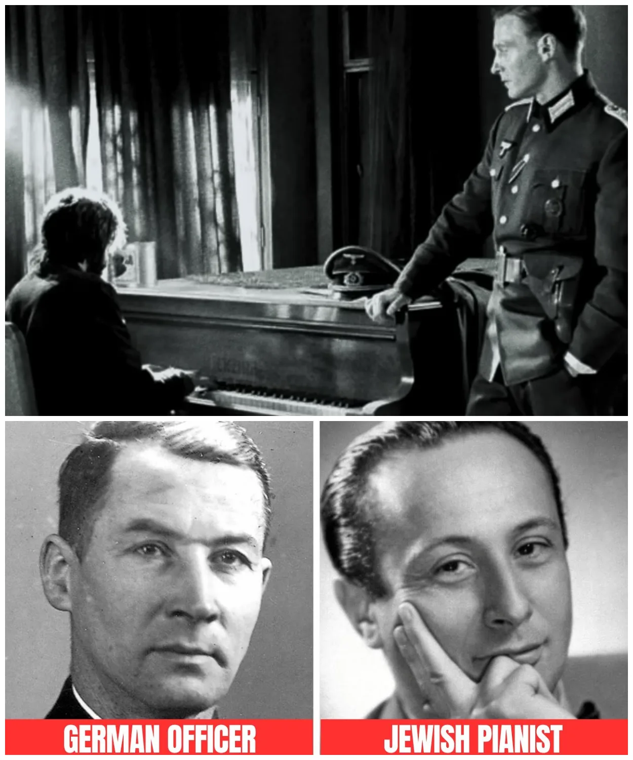 A German Officer Found a Jewish Pianist Hiding in Warsaw — Then Saved His Life