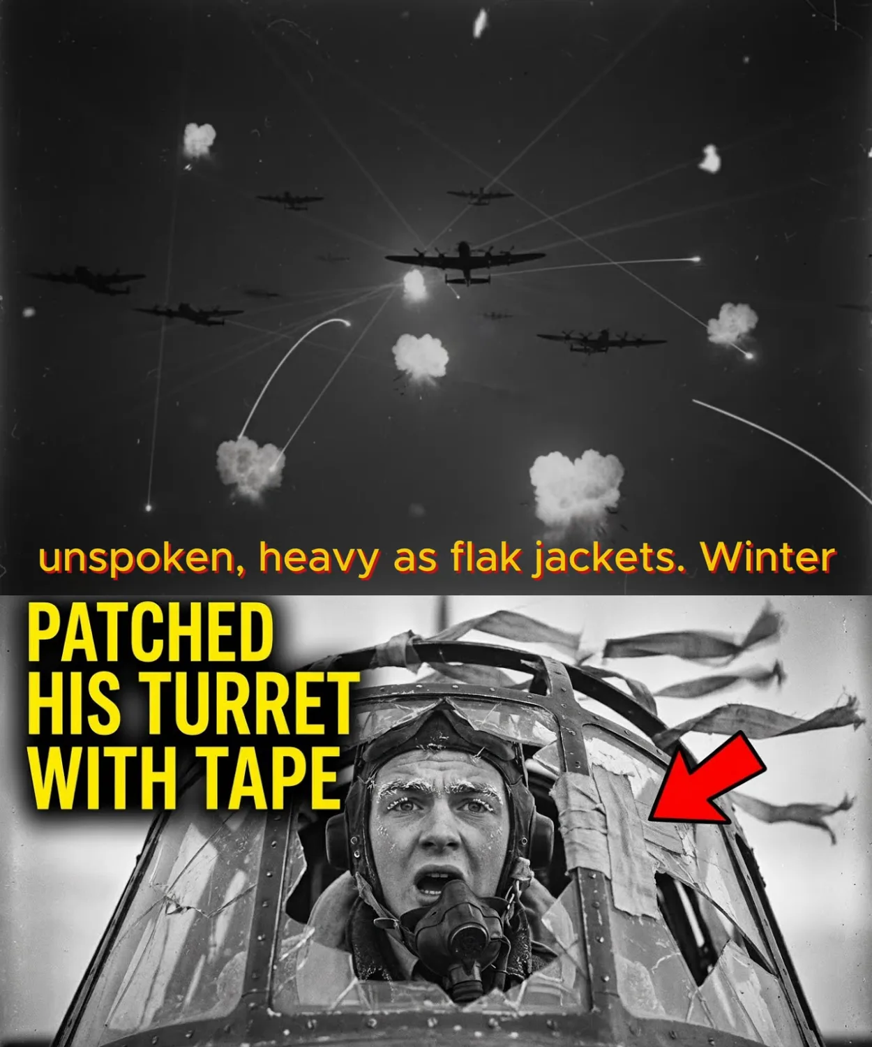 How One Airman Patched Bullet Holes With Tape at 15,000 Feet — And Still Shot Down Two Fighters