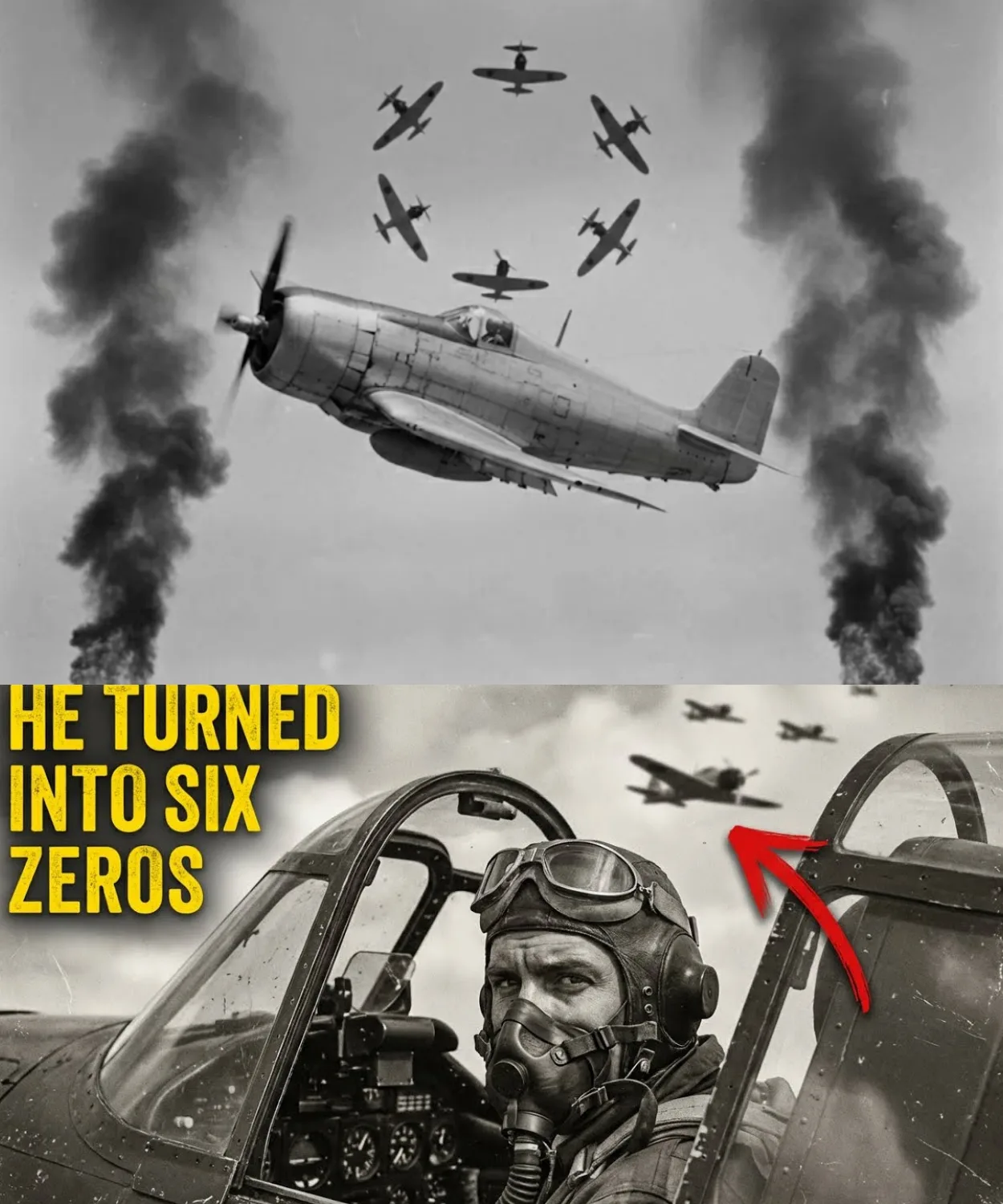 They Mocked His “Too Slow” Hellcat — Until He Outturned 6 Zeros and Shot Down 4