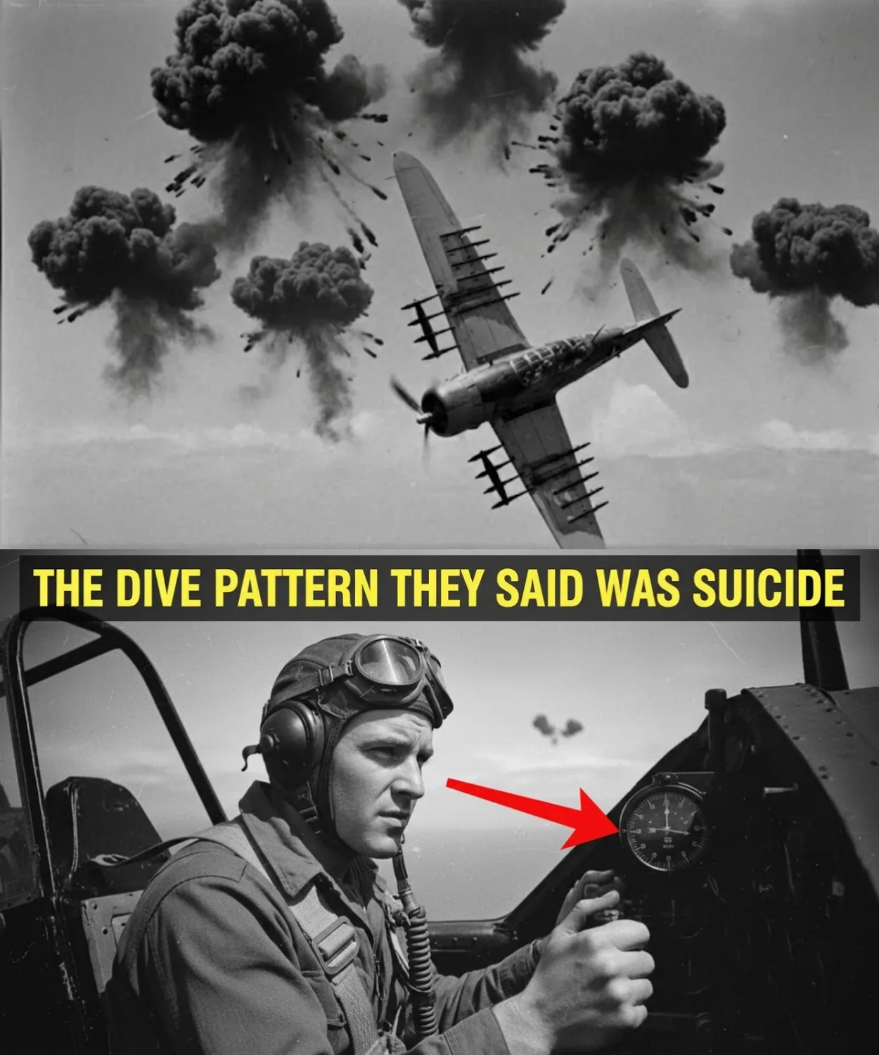 They Mocked His 4-Step Dive Pattern — Until It Made Him Invisible to Enemy Gunners