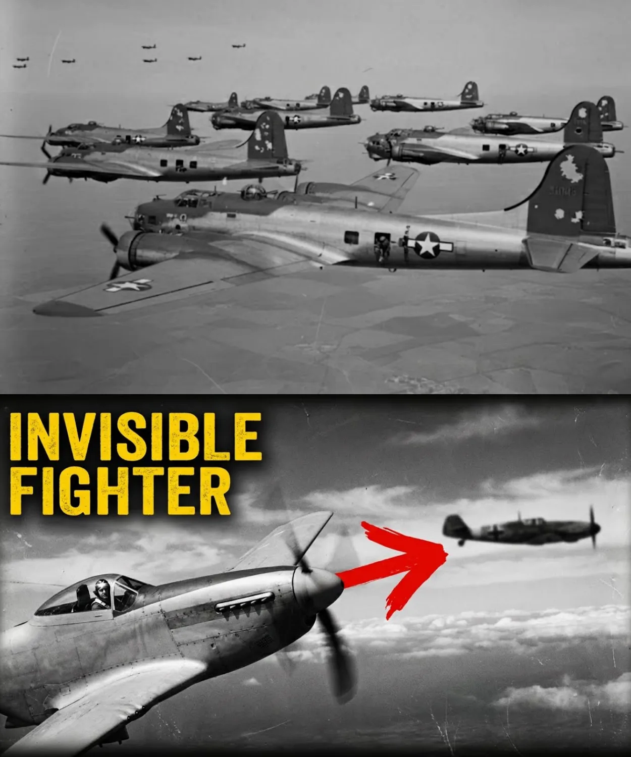 “Where Did It Come From?” — German Pilots Lost 6 Fighters to a Camouflaged P-51 in 90 Seconds