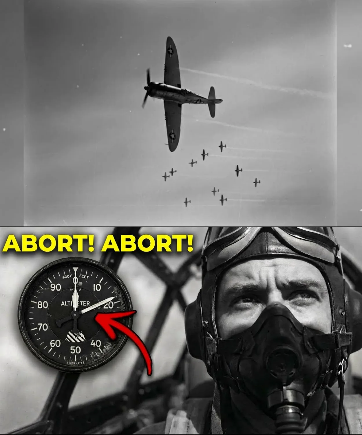 “He’s Climbing Away—We Can’t Match Him!” — German Radios Panicked as a P-47 Escaped 11 Fighters