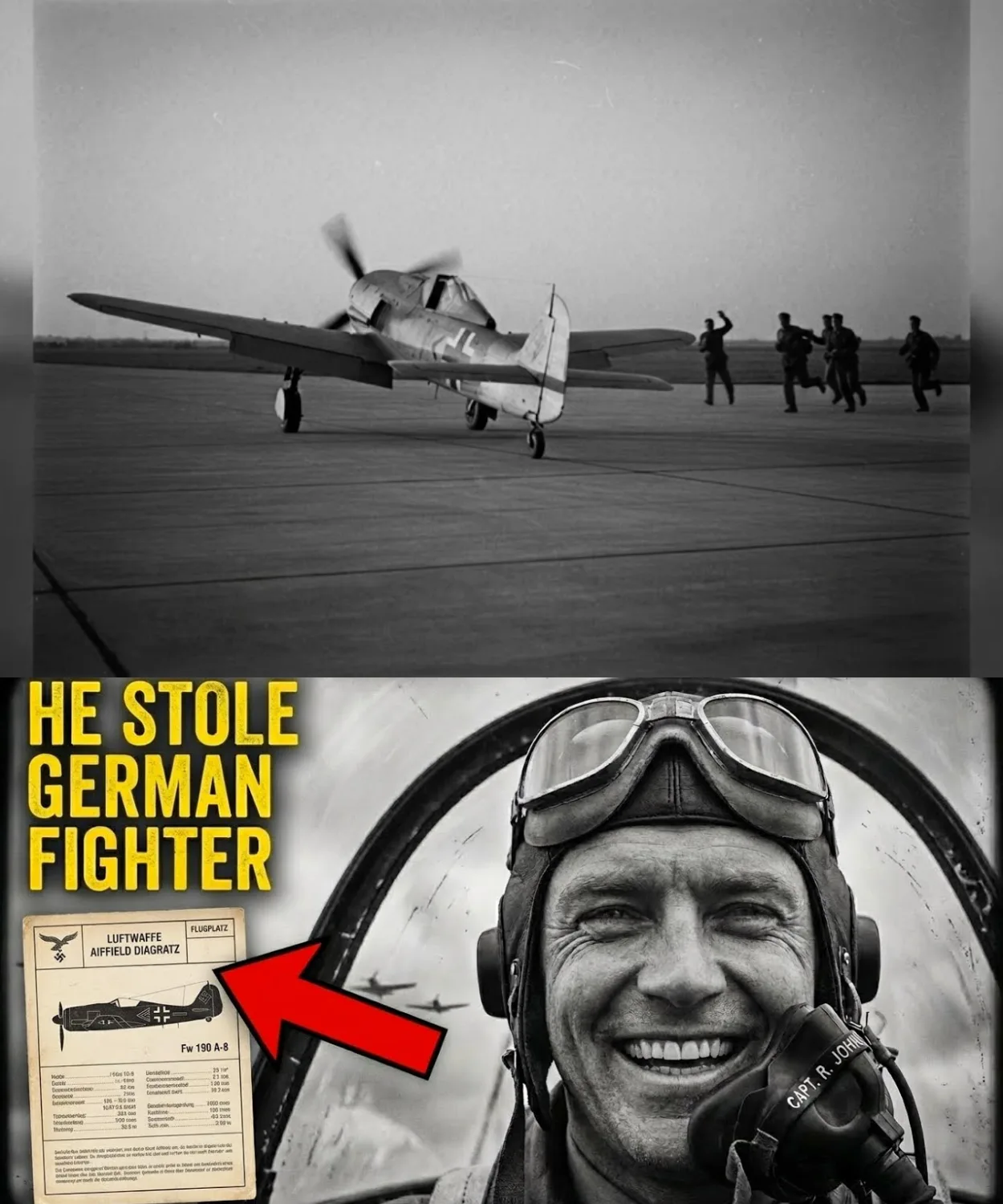 “He Stole Our Aircraft!” — German Radios Erupted as He Escaped in a German Plane