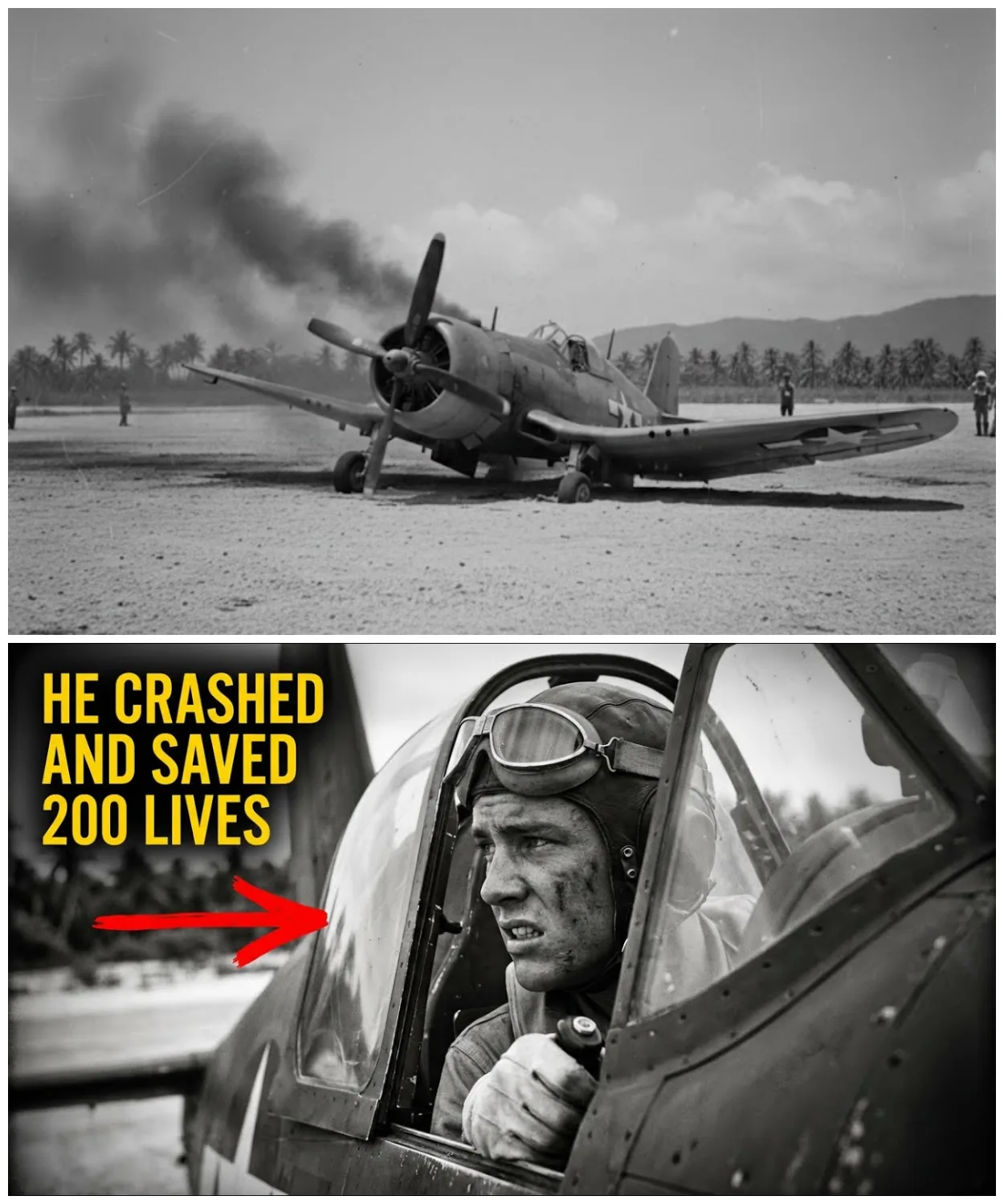 This 21-Year-Old Corsair Newcomer Missed His Approach And Invented a Trick That Saved 6 Pilots