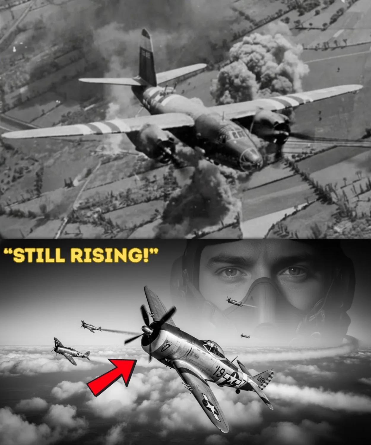 Abort—He’s Still Rising! — German Radios Shook as a P 47 Used Water Injection to Break Contact