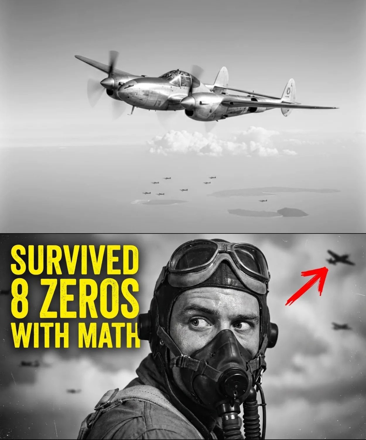 They Mocked the “P-38 Calculator Pilot” Until His Angle Trick Made 8 Attackers Lose Him in Open Sky