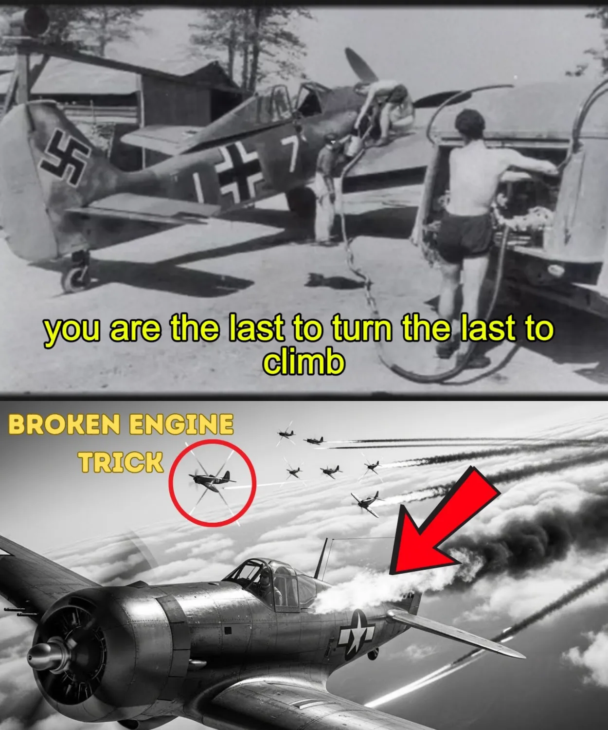 He Came Through the Box! — German Pilots Shocked as a P 51 Broke a 10 Plane Trap With a Dive