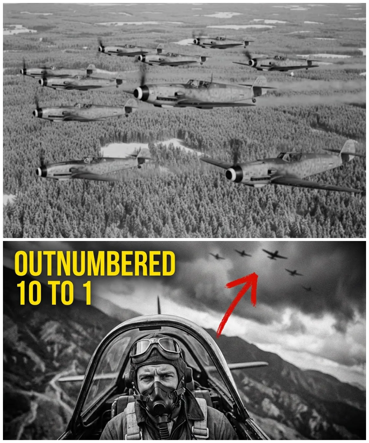 “Abort, He’s Gaining on Us!” — German Radios Panicked as a Rookie P-51 Slipped Past 10 Fighters