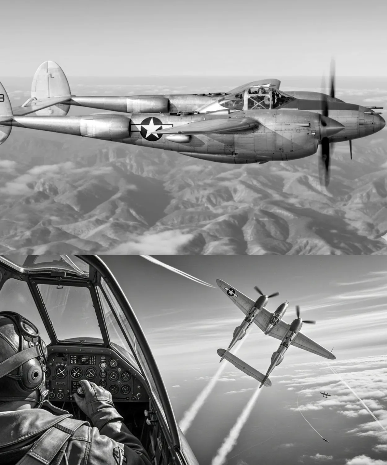 German Pilots Couldn’t Believe P-38s With Twin 1,600hp Engines Could Climb 3,300 Feet/Minute