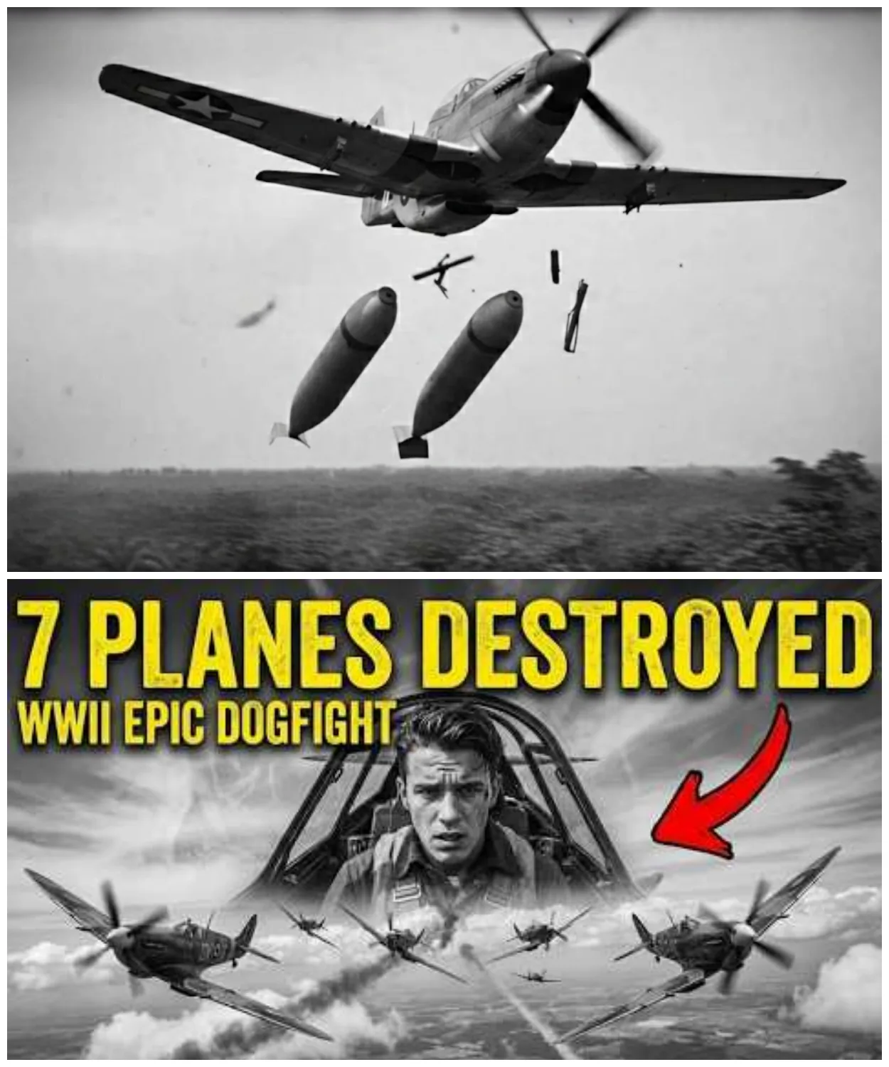 The WWII Dogfight That Ended With 7 Enemy Planes Destroyed