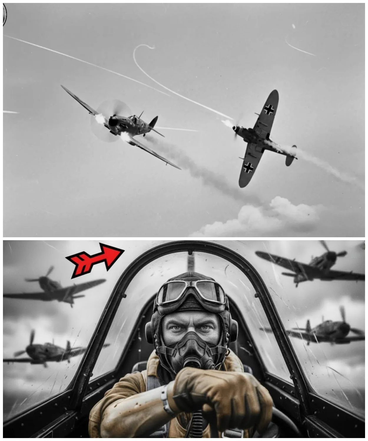 Outnumbered 22 to 1 — This Spitfire Pilot Shocked the Luftwaffe