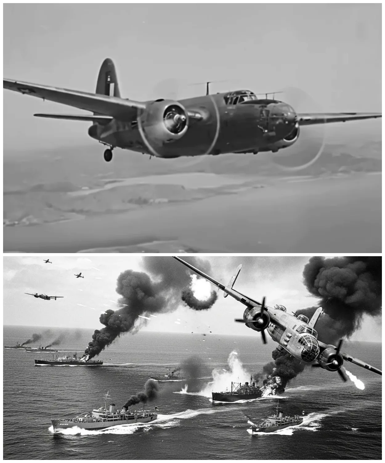 B-25 Mitchell Strafer vs.Japanese Convoy: The Battle of the Bismarck Sea