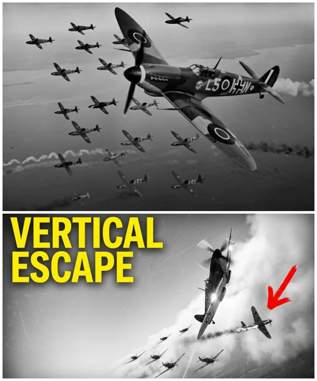 They Mocked His “Absurd” Climb Trick — Until One Spitfire Evaded 12 Messerschmitts