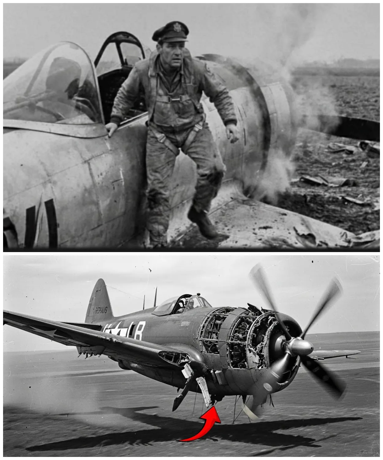 He Was Shot Down, Burned, Captured — Escaped, Stole a Plane, Then Flew Home Calmly