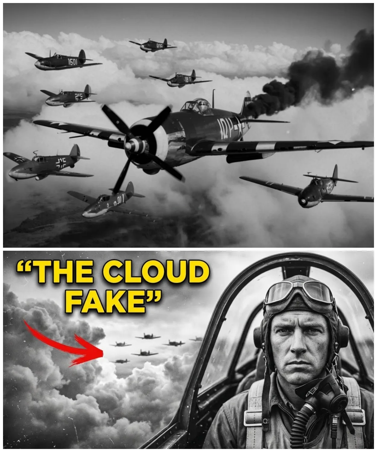 “We Lost Him in the Clouds!” — German Radios Collapsed as One P-47 Ambushed 6 Me-109s