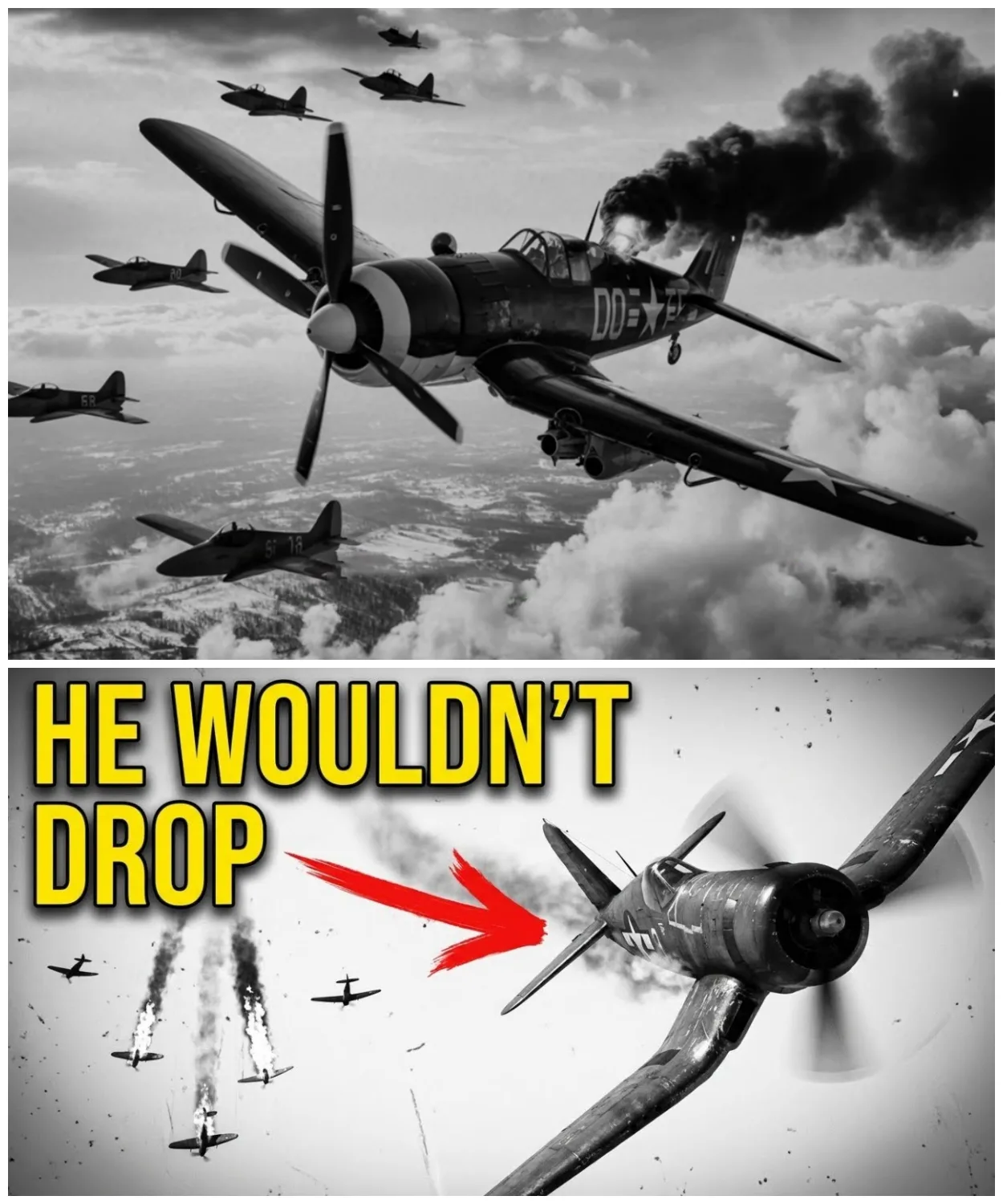 “We Hit Him—Why Is He Still Flying?!” — German Radios Screamed as a Burning Corsair Downed 5 Aces