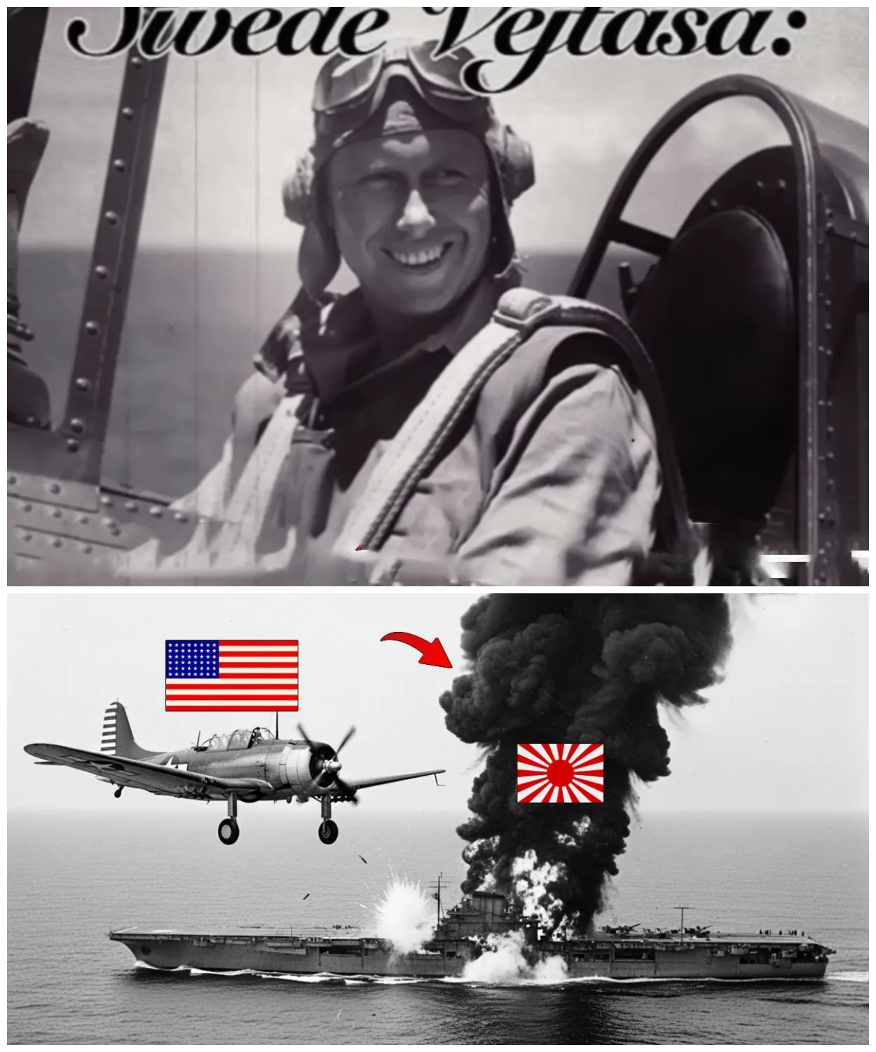 Japanese Couldn’t Hit This “Slow” Bomber — The Pilot Shot Down 3 Zeros and Sank Their Carrier