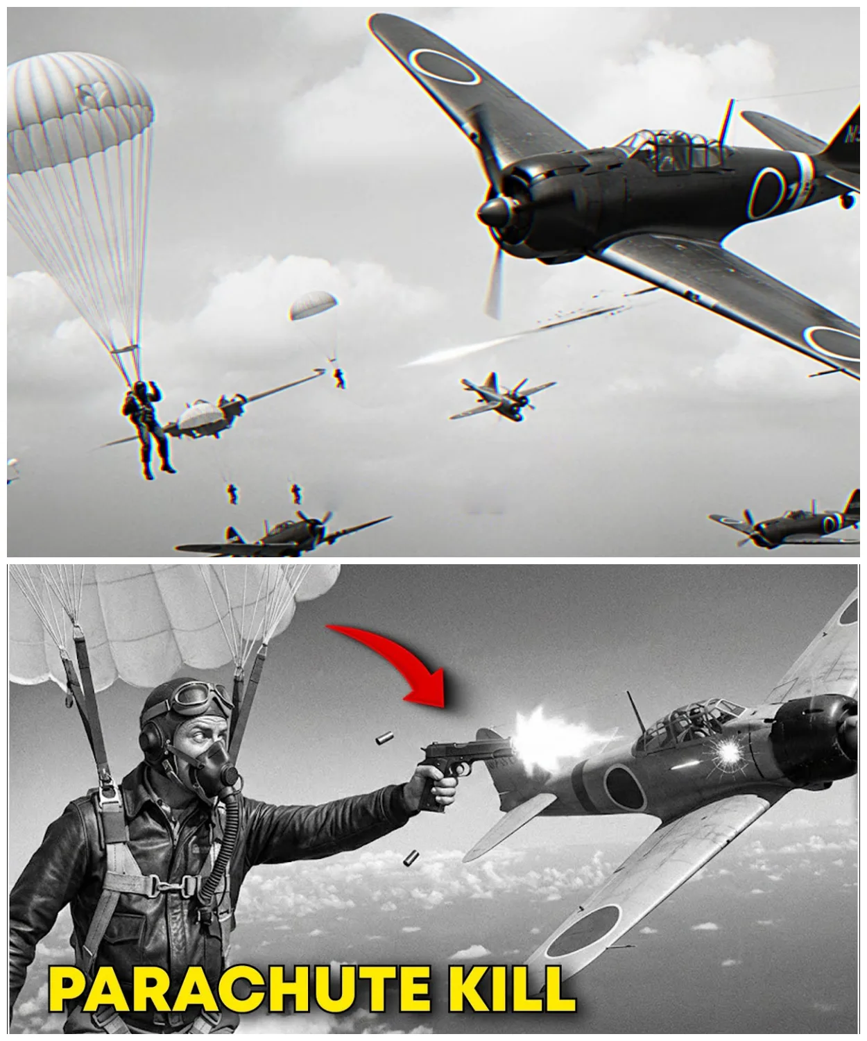 HE LOST HIS B-24 IN MID-AIR — THEN TOOK ON A JAPANESE FIGHTER WITH A .45 PISTOL