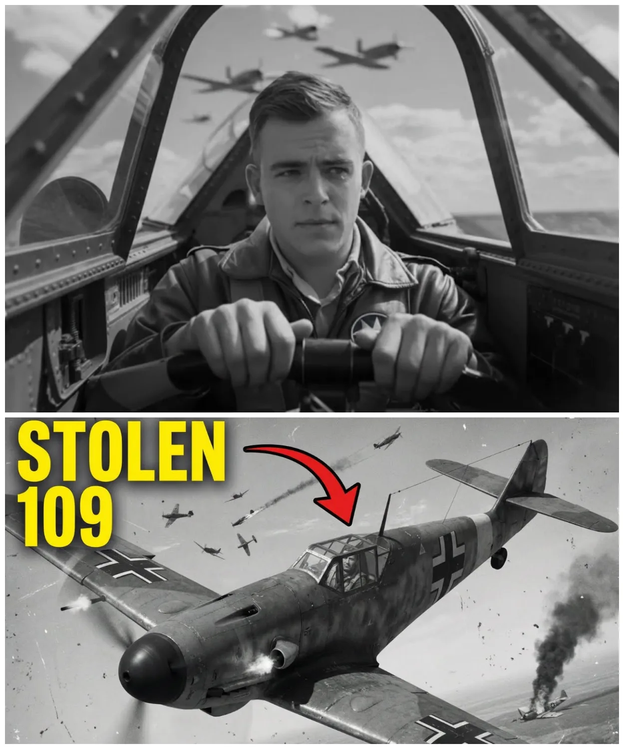 THEY SHOT DOWN THE FARMER IN A P-51 — SO HE STOLE A BF-109 AND SHOT DOWN 5 GERMAN FIGHTERS IN IT