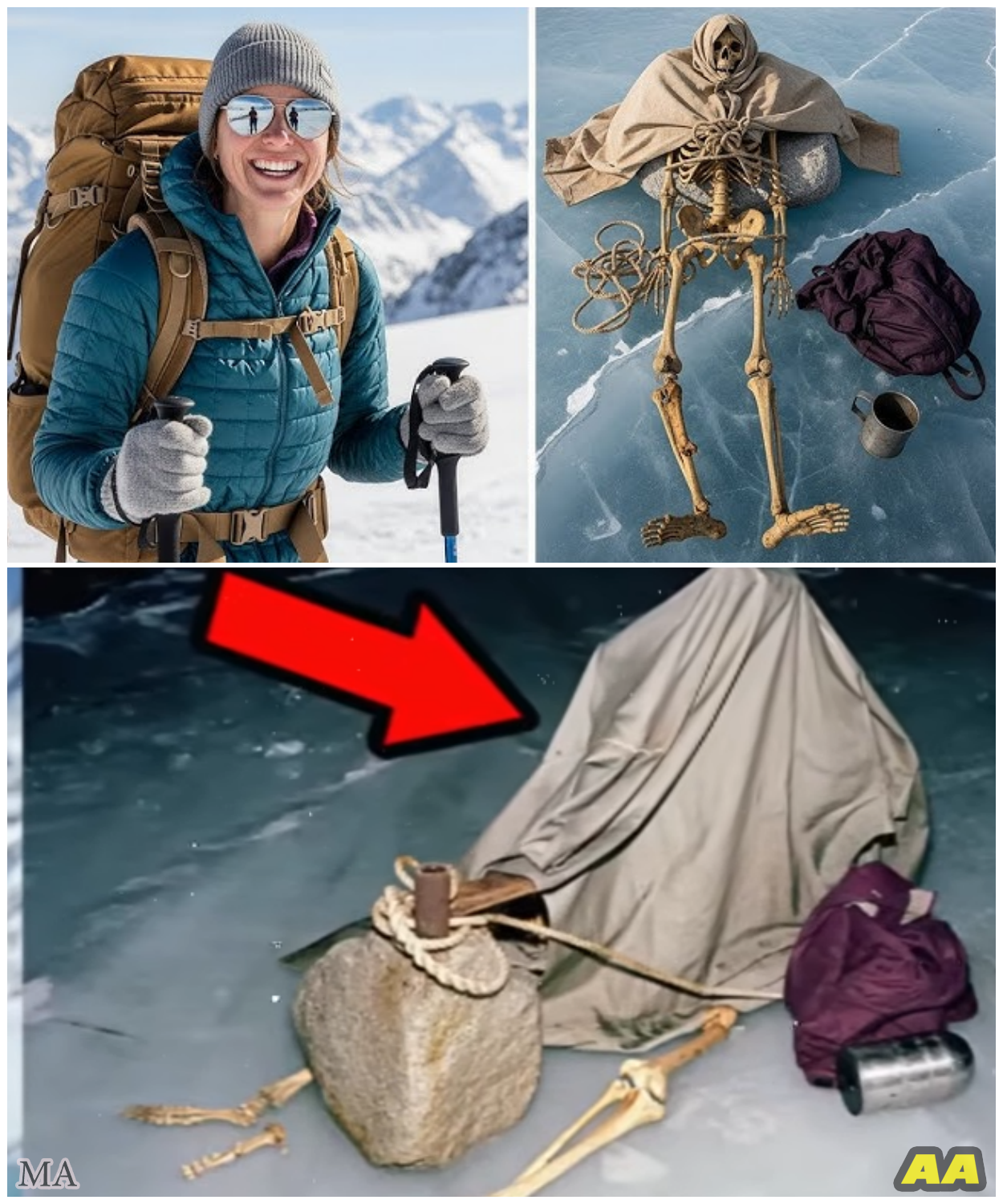 Tourist Vanished in Alaska — 7 Years Later Found Under Ice with Rocks Tied to Her Feet…