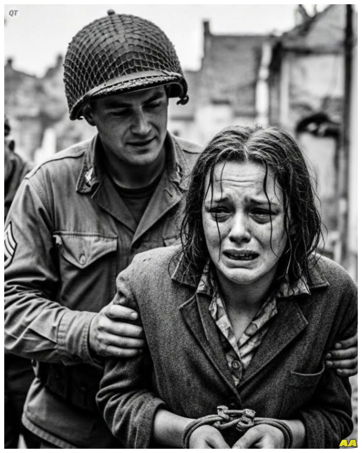 “My Own Mother Turned Me In” — German POW Betrayed by Family, American Soldier Became Her New Father